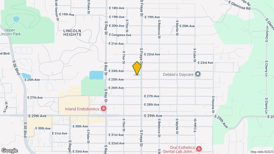 3519 E 25th Ave Mapa y Detalles de la Ubicación