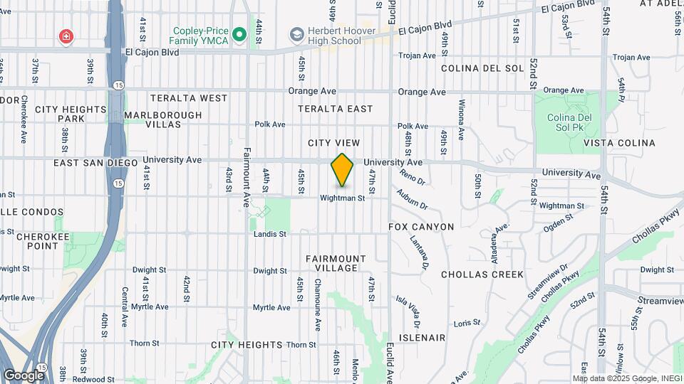 3813 46th St Map and Location Details