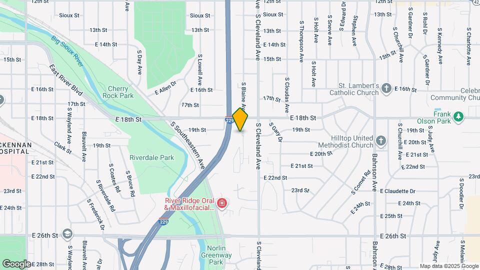 1205 S Blaine Ave Mapa y Detalles de la Ubicación