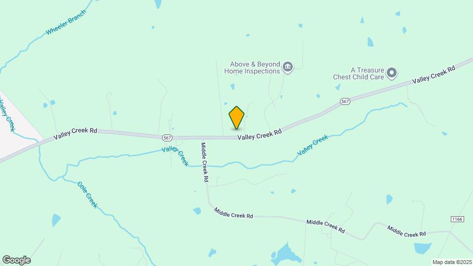 2072 Valley Creek Rd Map and Location Details