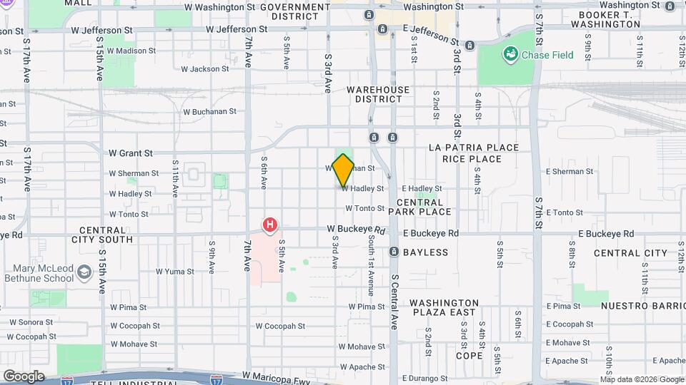 211 W Hadley St Map and Location Details