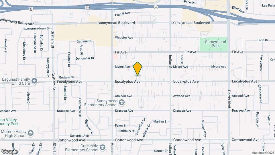 24210-24226 Eucalyptus Ave Map and Location Details