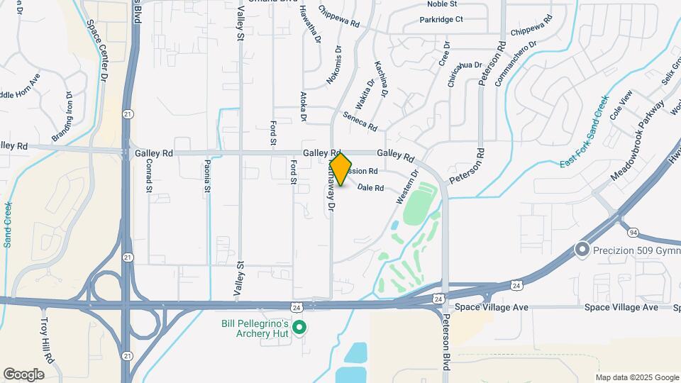 865 Hathaway Dr Map and Location Details