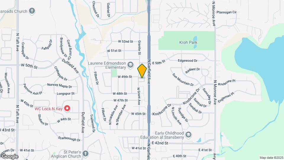 4885 Basswood Dr Map and Location Details