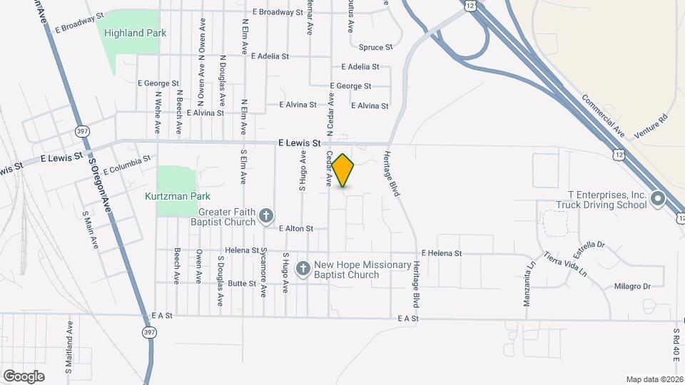 2405 Ronan St Map and Location Details