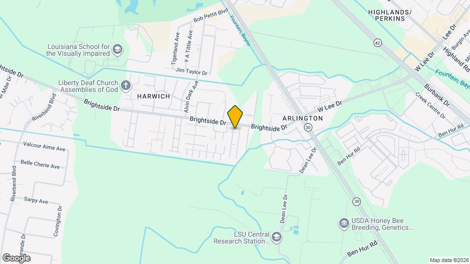 1741 Brightside Dr Map and Location Details