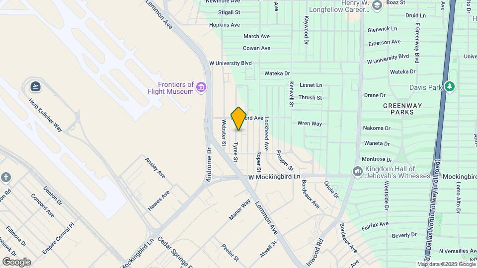 6702 Tyree St Map and Location Details