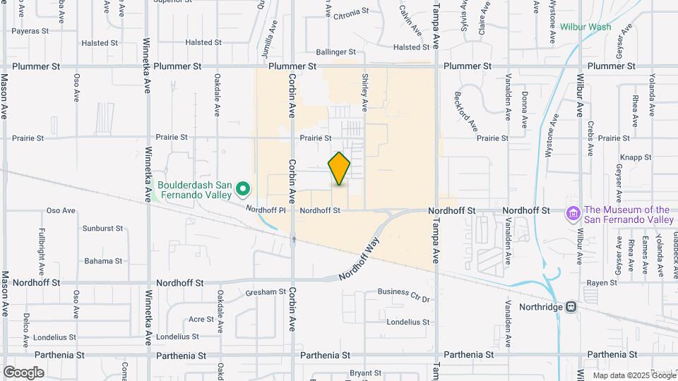 19535w Nordhoff St Map and Location Details