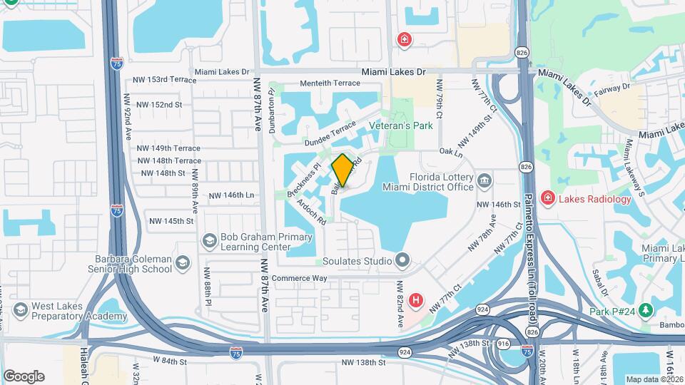 14611 Balgowan Rd Map and Location Details