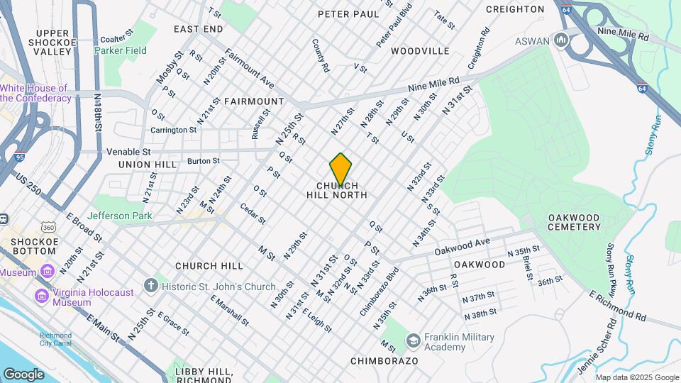 1131 N 29th St Map and Location Details