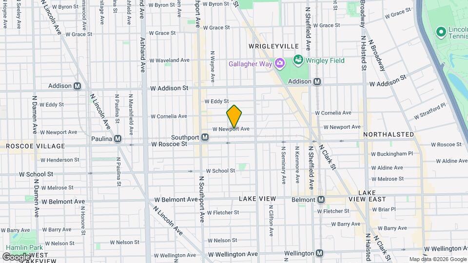 1249 W Newport Ave Map and Location Details