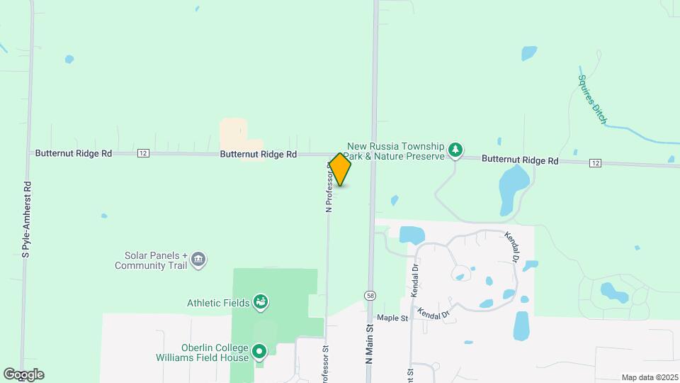 12375 N Professor St Map and Location Details