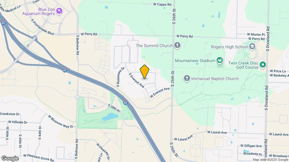 2737 W Shasta Rd Map and Location Details