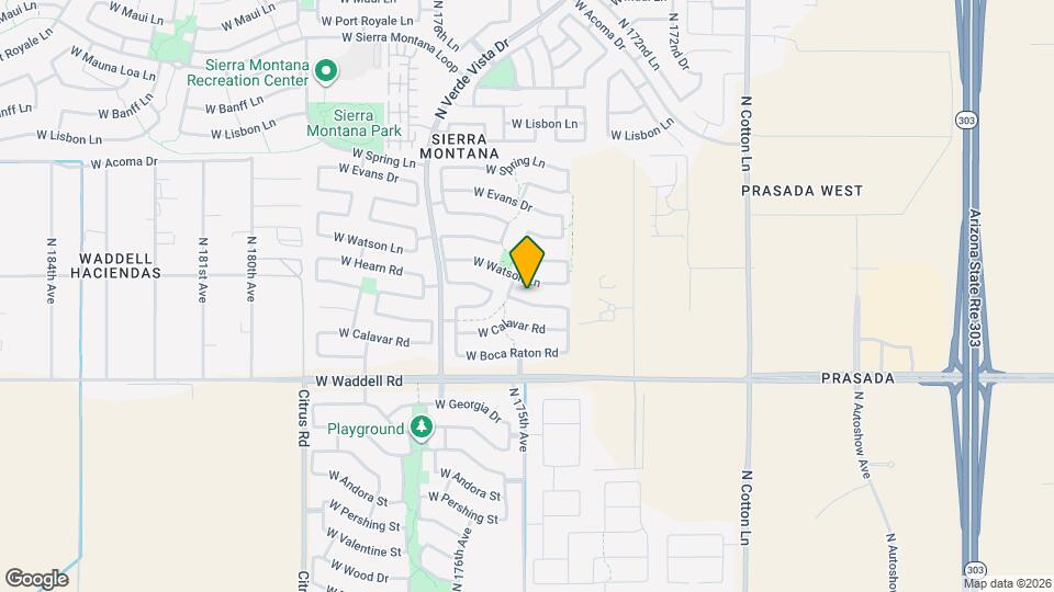 17476 W Ventura St Mapa y Detalles de la Ubicación