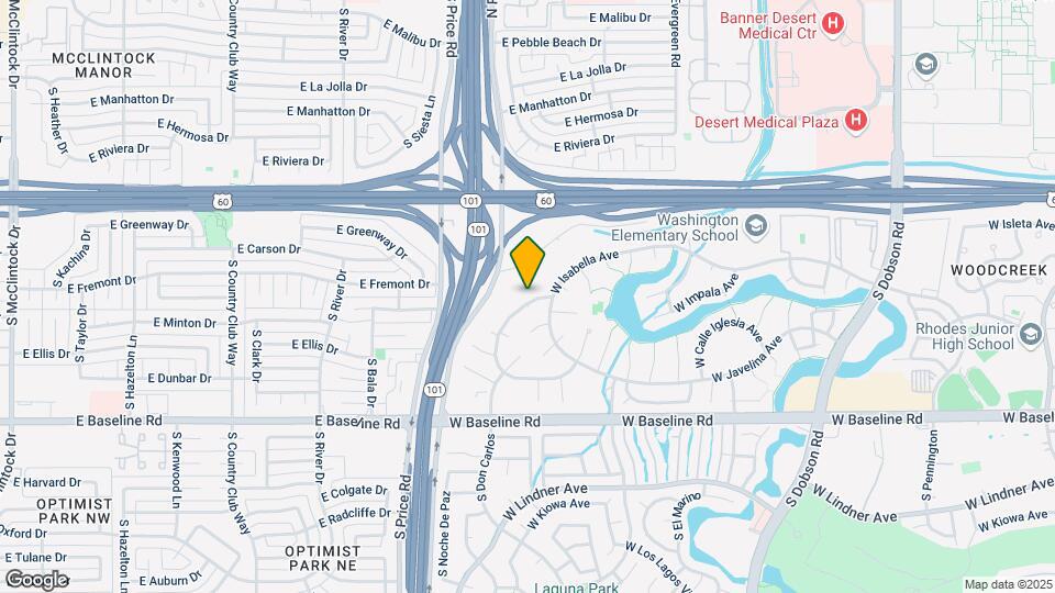 2650 W Isabella Ave Map and Location Details