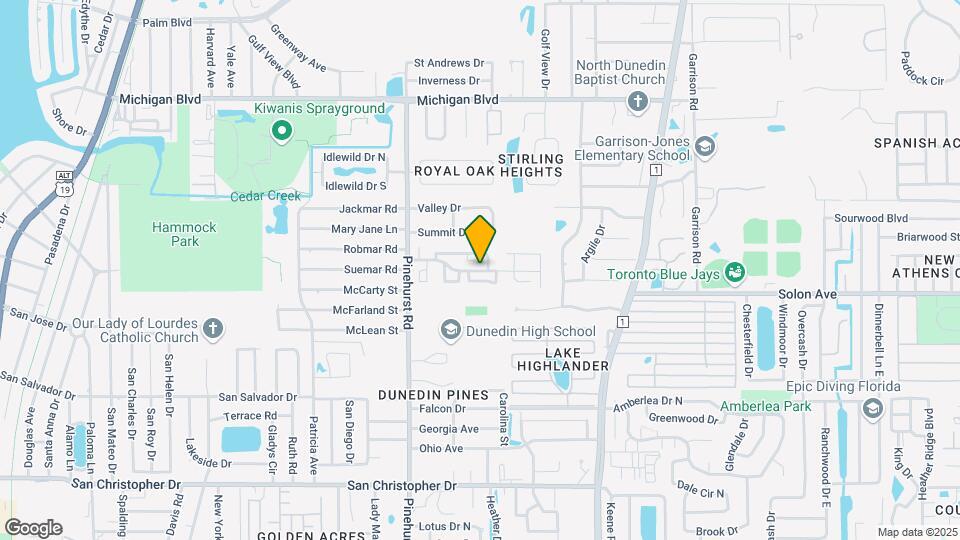 1701 Pinehurst Rd Map and Location Details
