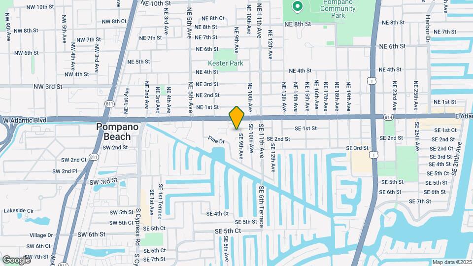 101 SE 9th Ave Map and Location Details