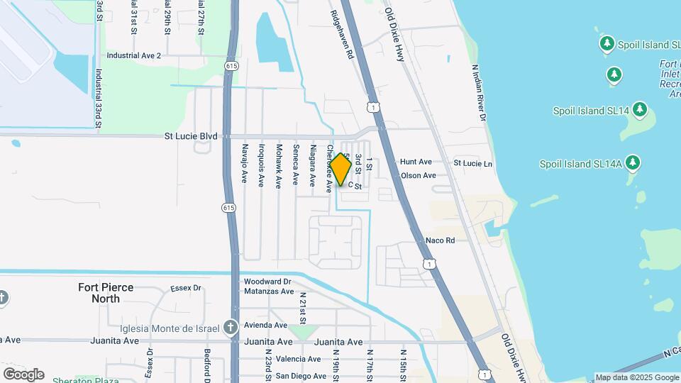 1617 E St Map and Location Details