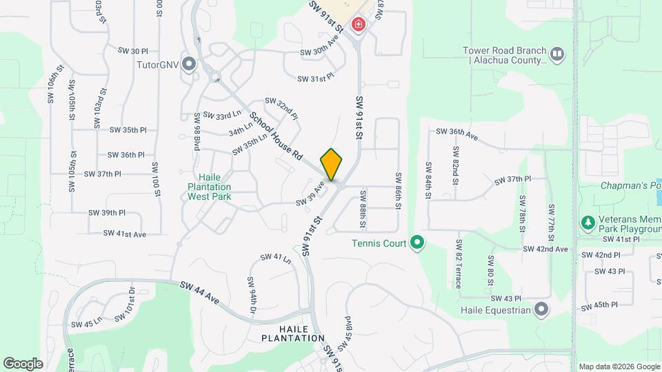 3813 SW 91st Dr Map and Location Details