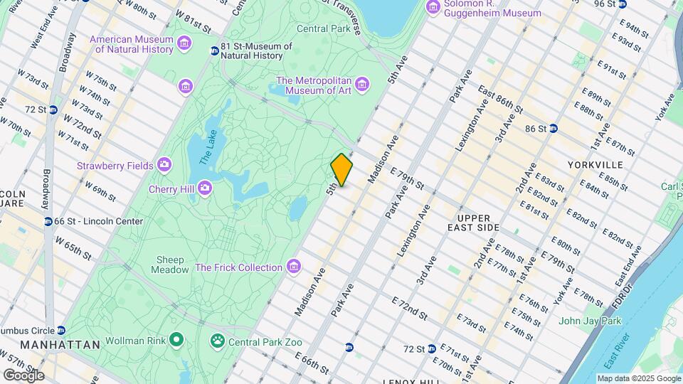 3 E 76th St Map and Location Details