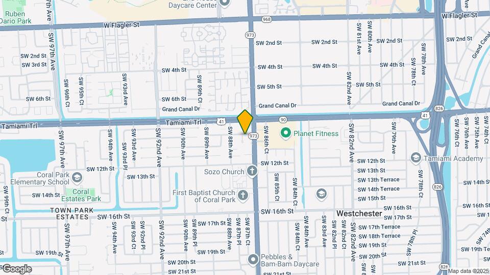 955 SW 87th Ct Map and Location Details