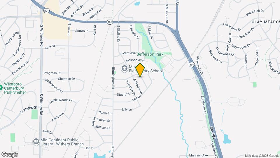 1502 Mc Clellan Dr Map and Location Details