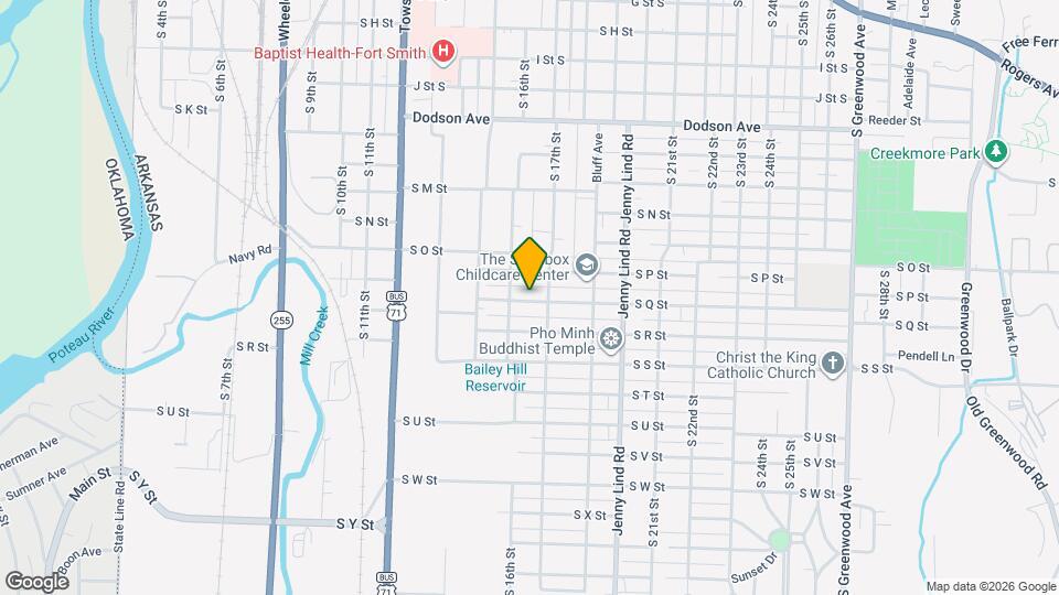 1619 S Q St Map and Location Details