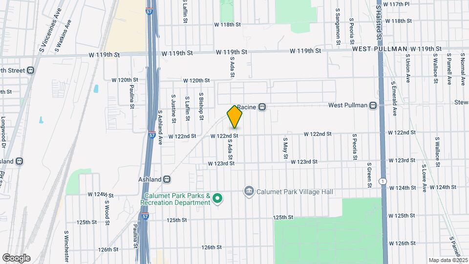 12151 S Ada St Map and Location Details