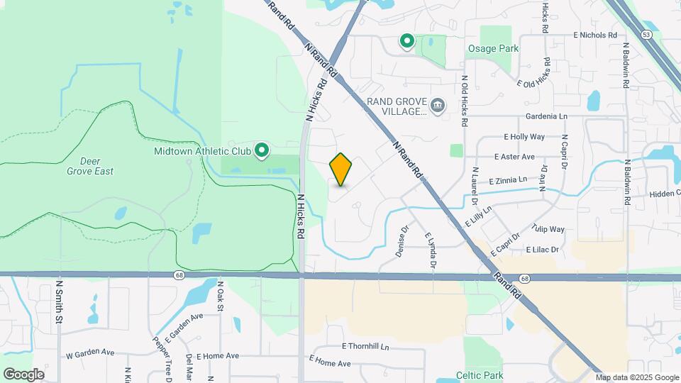 448 E Osage Ln, Unit #3A Map and Location Details