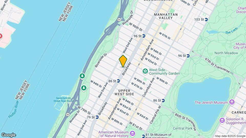 255 W 88th St Mapa y Detalles de la Ubicación