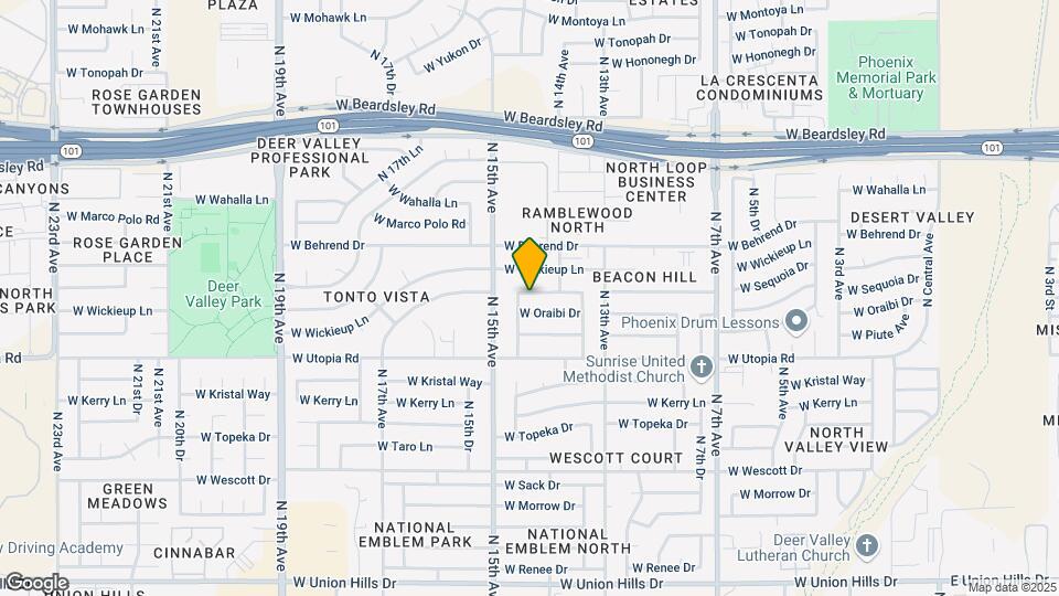 1425 W Sequoia Dr Map and Location Details