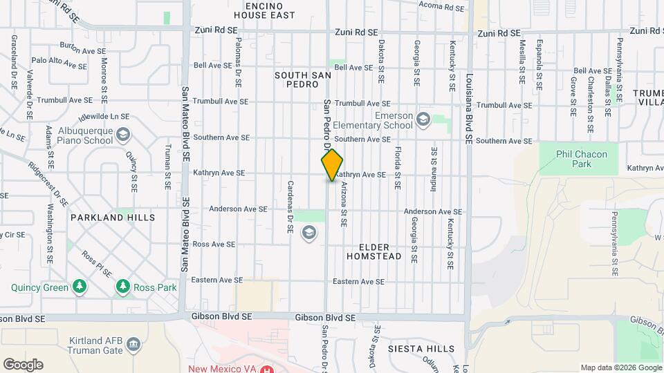 912 San Pedro Dr SE Map and Location Details