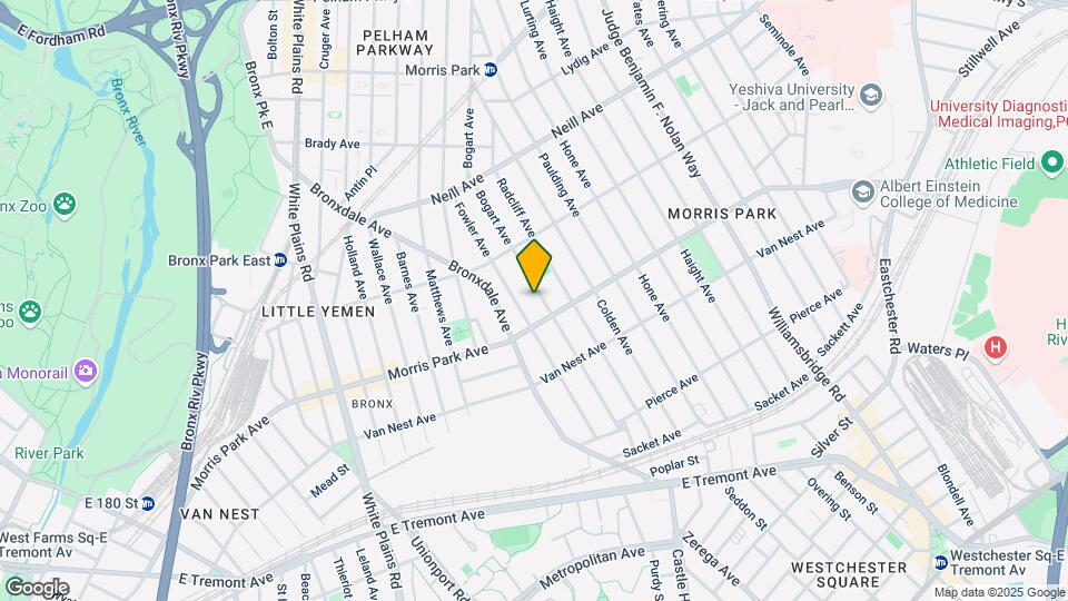 1819 Bogart Ave Mapa y Detalles de la Ubicación