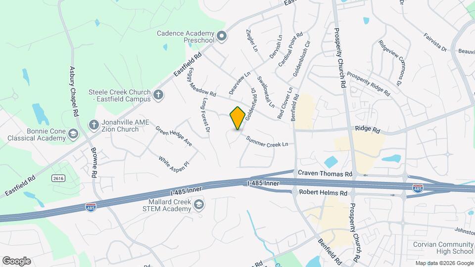 6133 Goldenfield Dr Mapa y Detalles de la Ubicación