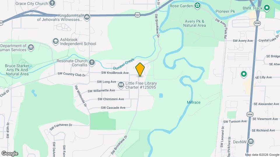 1807 SW Brooklane Dr Map and Location Details