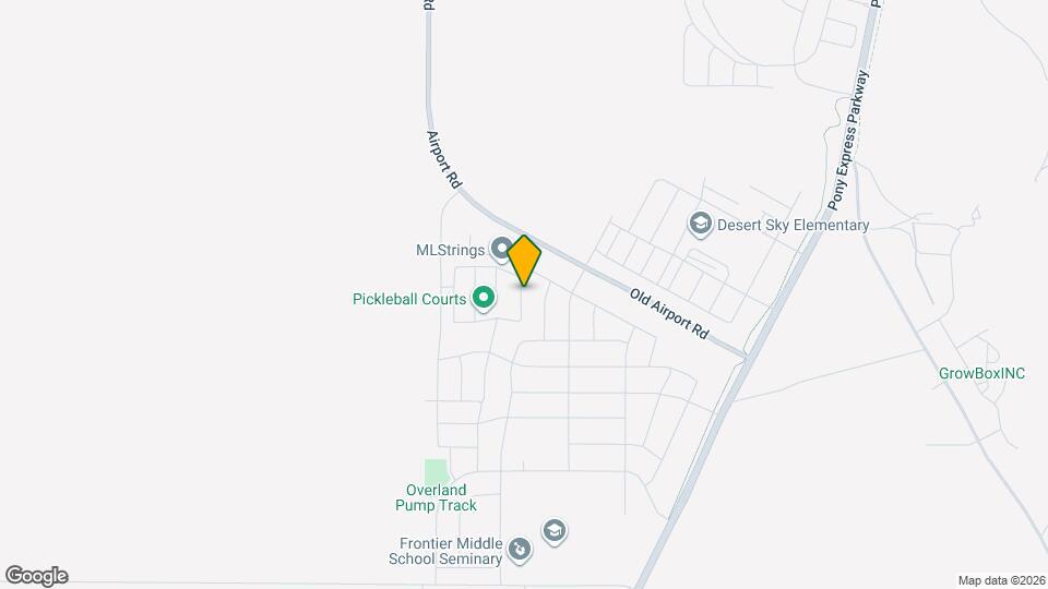 6600 N Desert Peak St Map and Location Details