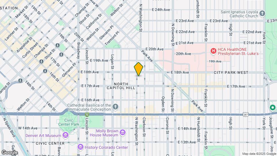 1750-1758 Washington St Map and Location Details