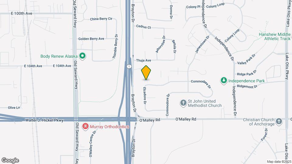 1681 Elcadore Dr Map and Location Details