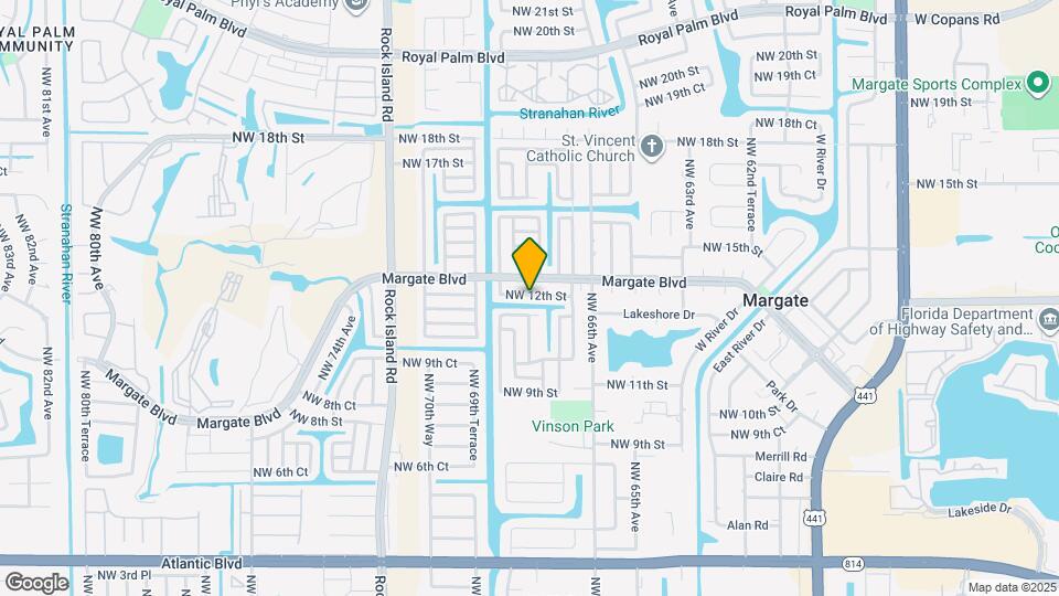 6800 NW 12th Ave Map and Location Details