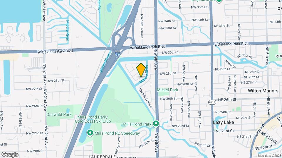 2832 NW 10th Ave Map and Location Details