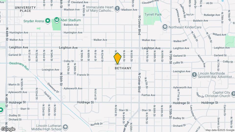 2036 N 63rd St Map and Location Details