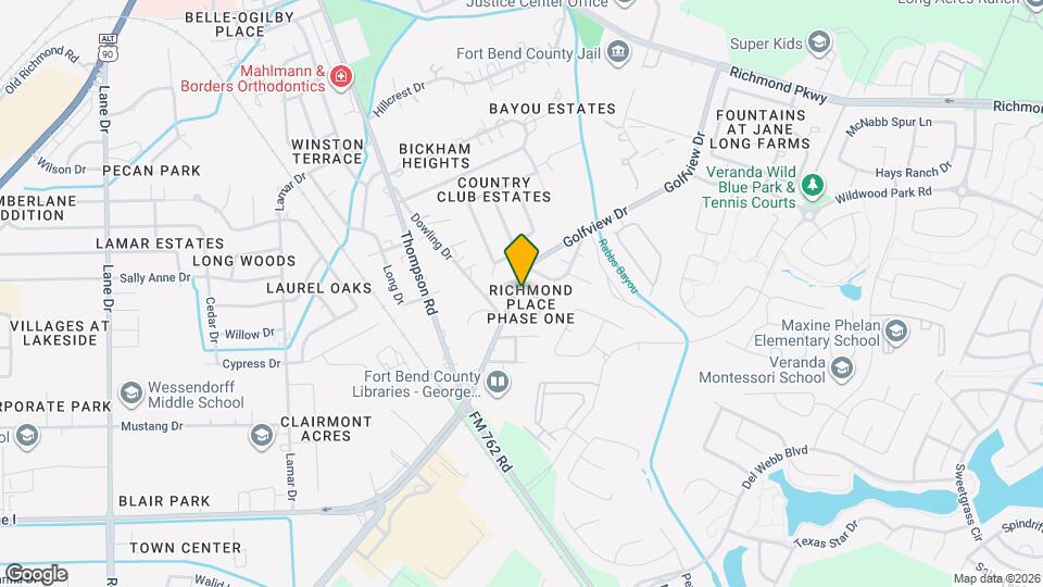 2202 Cherry Hill Ct Map and Location Details