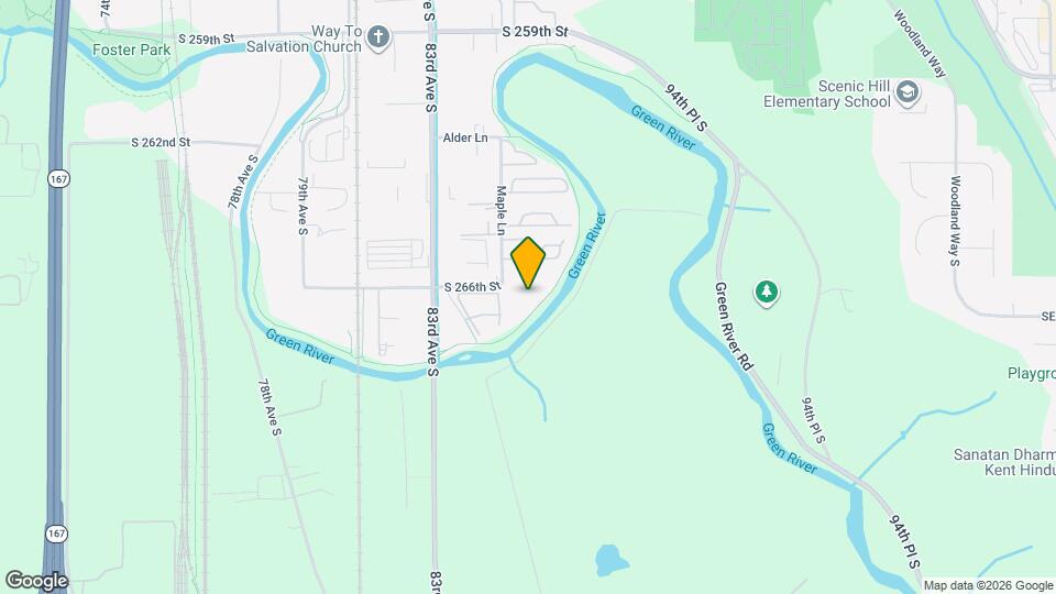 1826 Maple Ln Map and Location Details