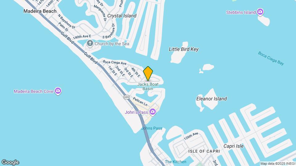 341 Boca Ciega Dr Map and Location Details