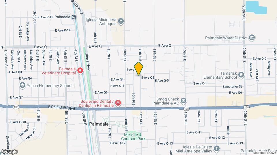 38561 11th St E Map and Location Details