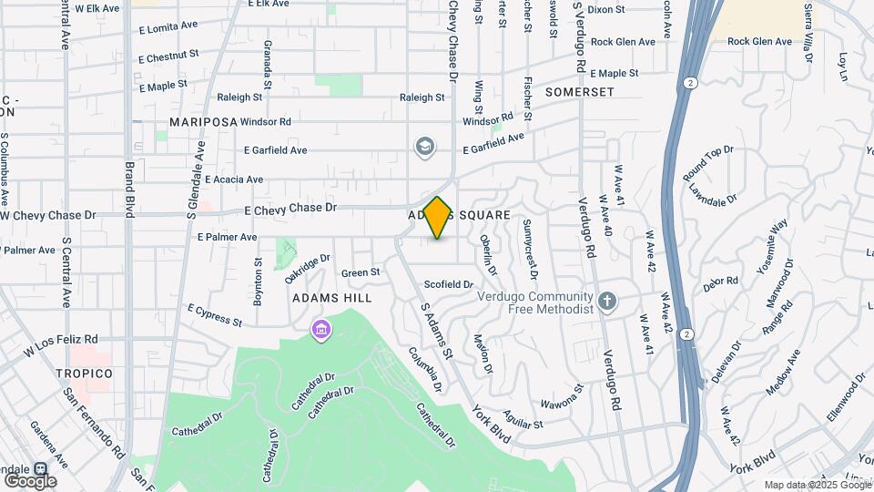 1126 E Palmer Ave, Unit A Map and Location Details