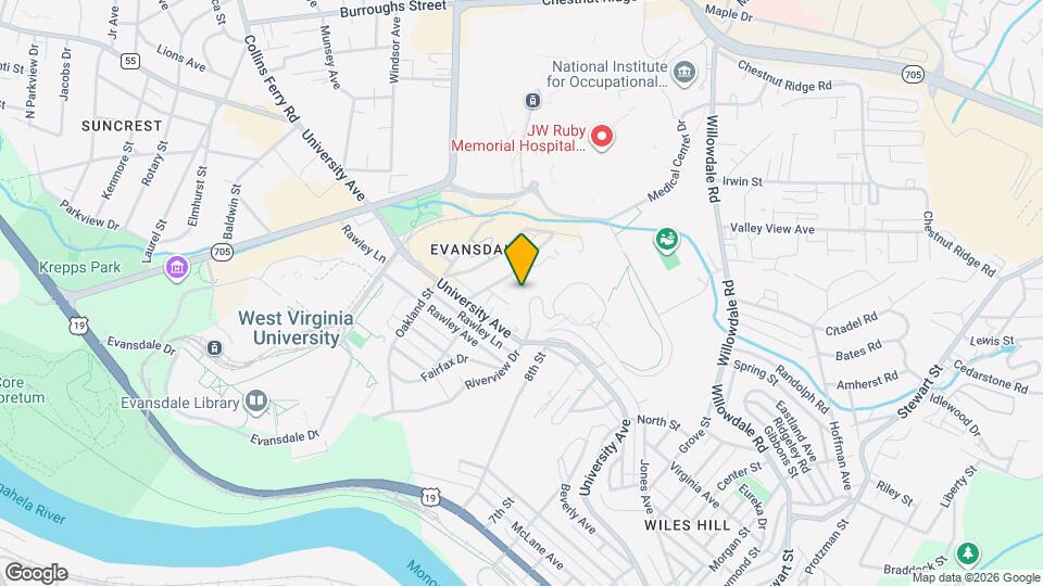 861 E Saint Johns St Map and Location Details