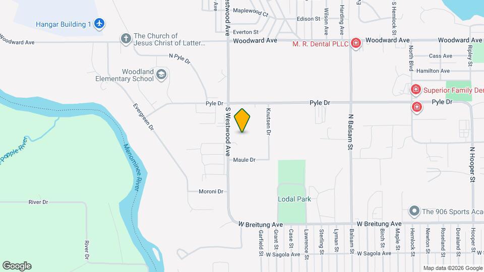 654 S Westwood Ave Map and Location Details