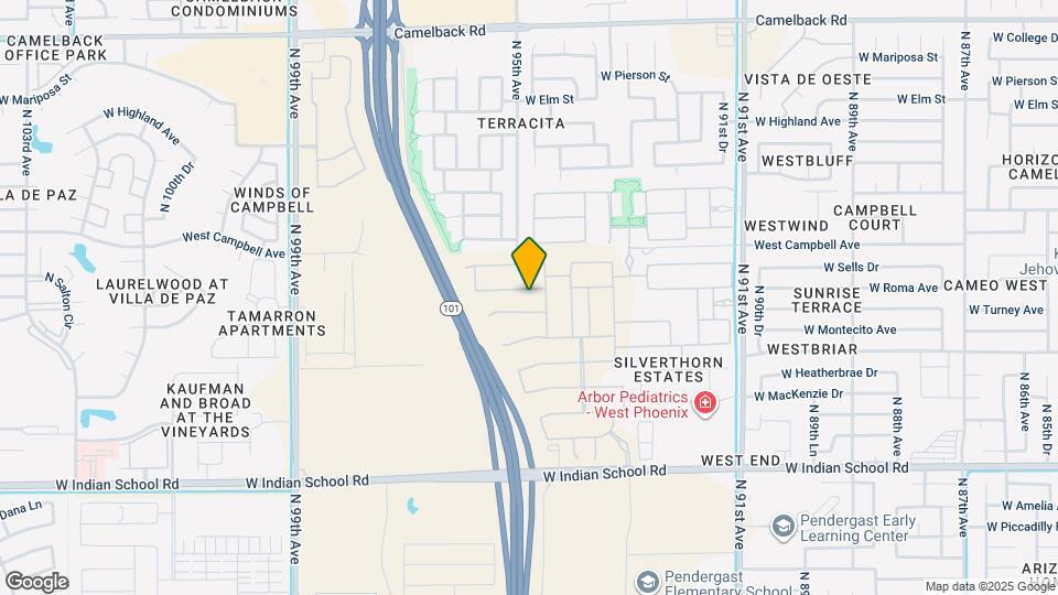 9449 W Roma Ave Map and Location Details