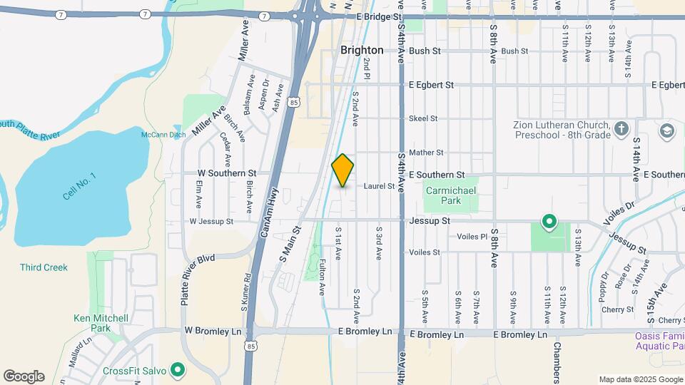 522 S 1st Way Map and Location Details